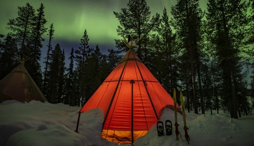 Sapmi Nature Camp in Winter