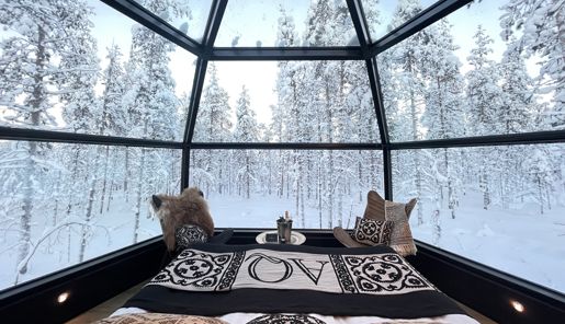 Igloo at Aurora Queen resort, Finland