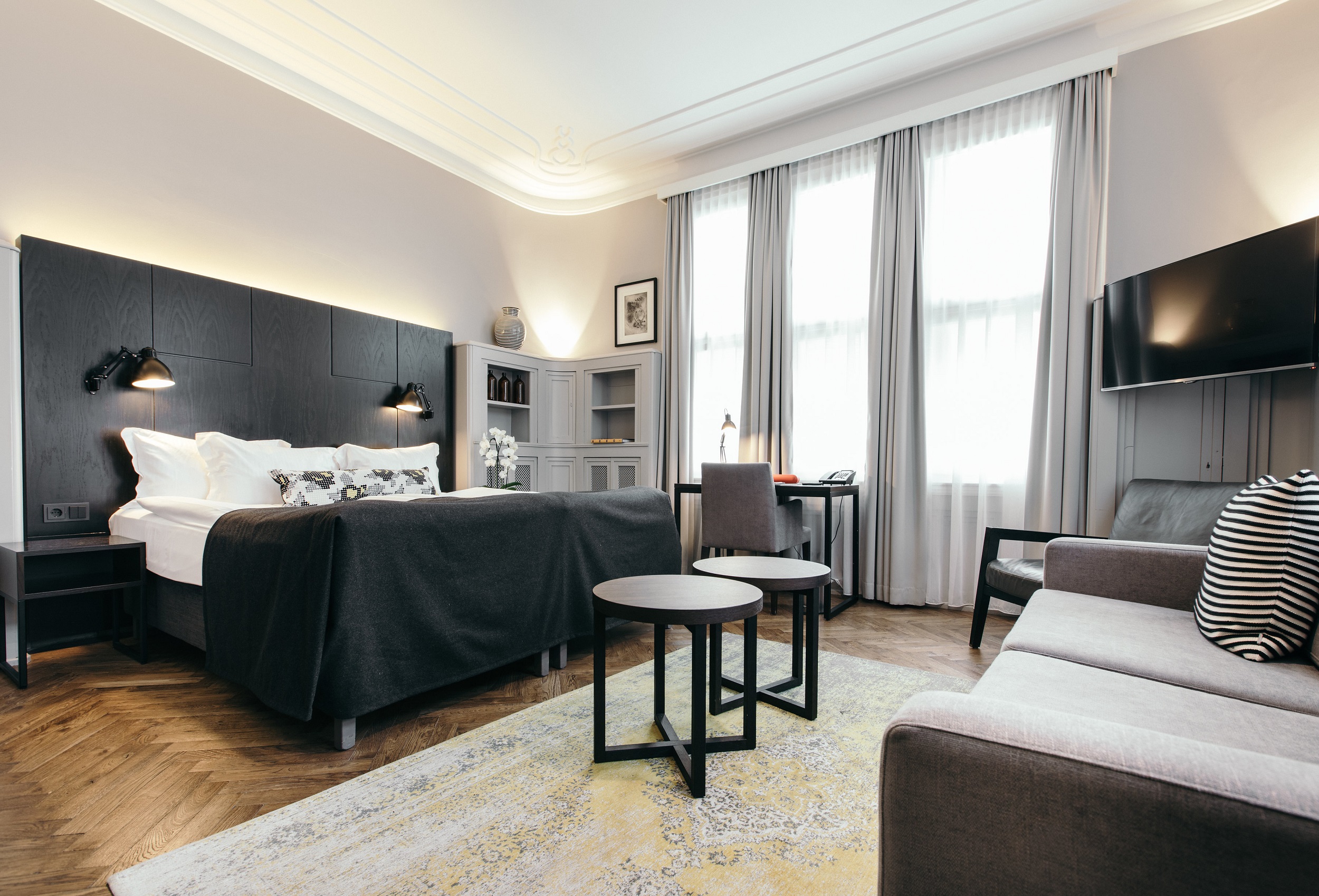 Double room at Apotek Hotel in Iceland Reykjavik