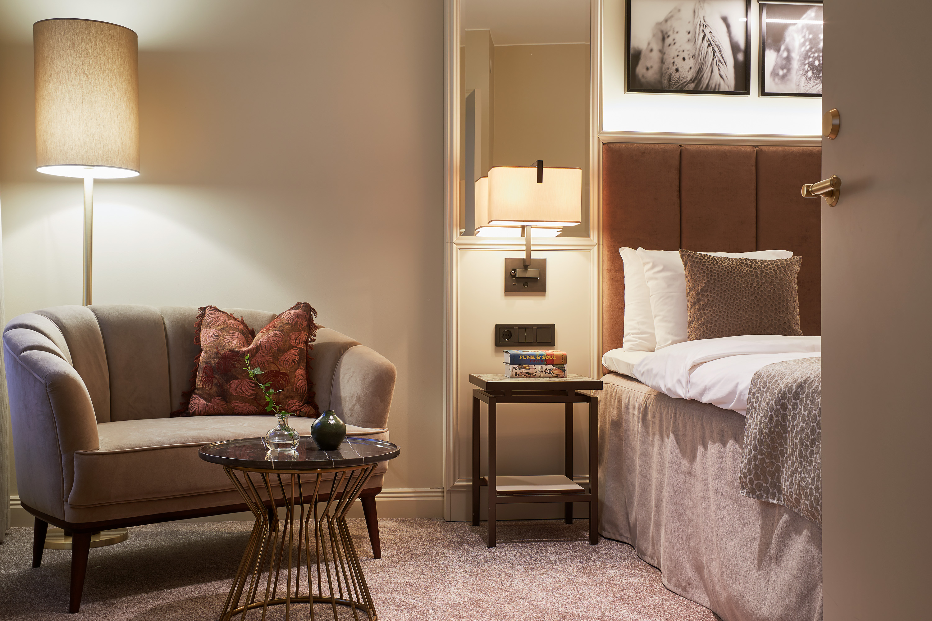 Double Bedroom at the Bank Hotel in Sweden