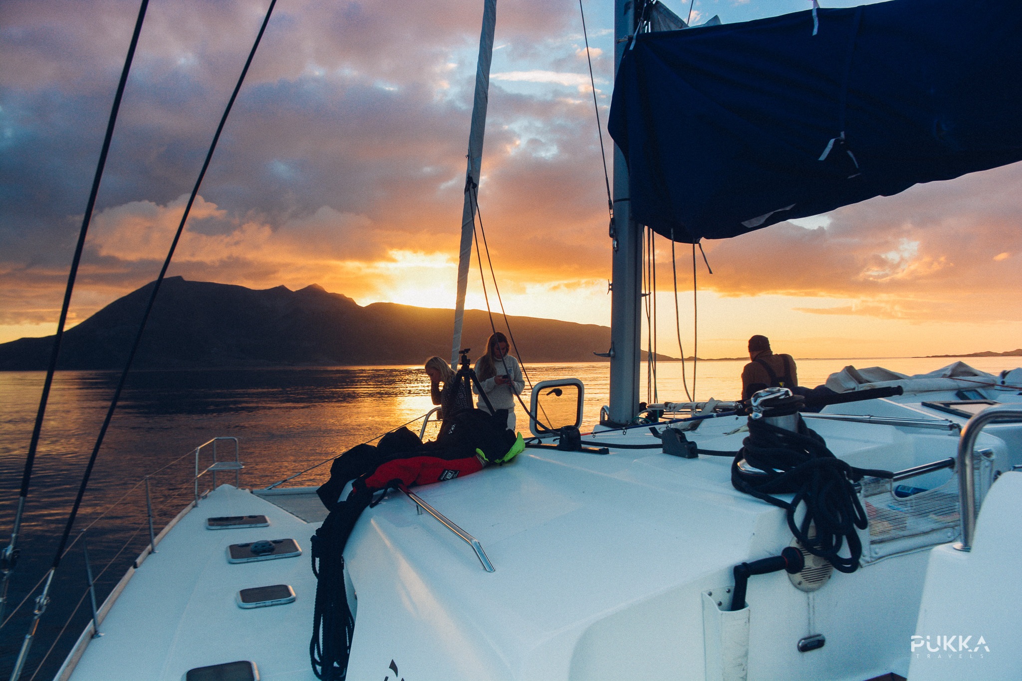View from a boat in Norway
