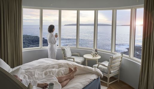 The Commodore Suite at Havgrim Seaside Hotel 1948 in Torshavn, Faroe Islands